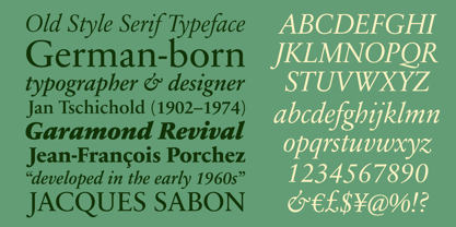 Sabon Next Font Poster 3